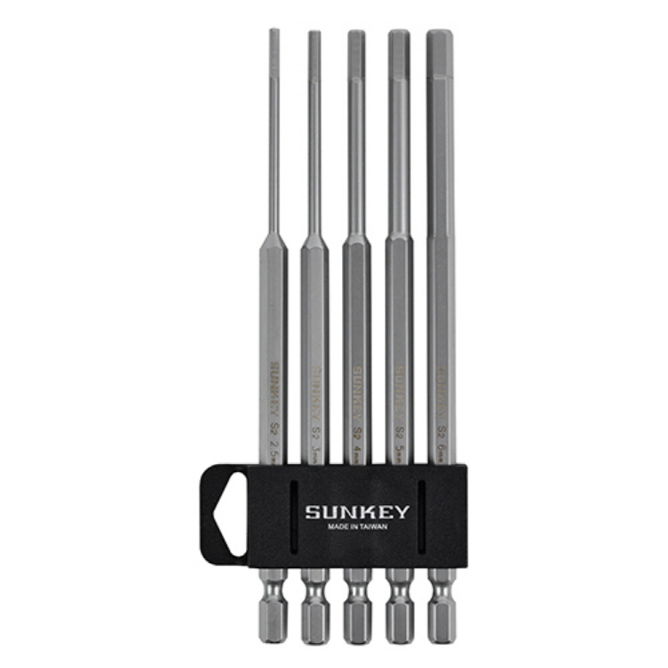 썬키 육각비트 세트 2.5~6.0mm 150mm SHB-150S - 상품 이미지