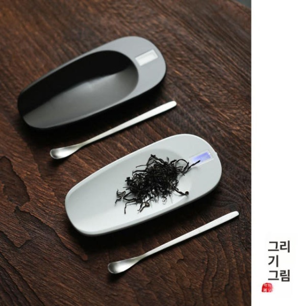 프리미엄 찻잎 정밀 전자 다도용 계량기 차무게 측정 카페용 젯블랙 젯블랙 - 상세 이미지 2