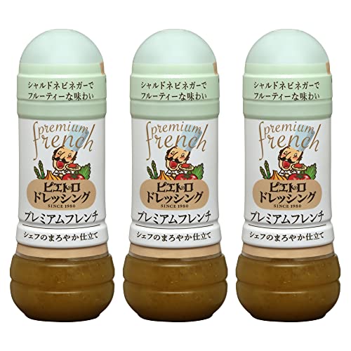 피에트로 드레싱 프리미엄 프렌치 3개 세트 [화이트 와인 식초의 향이 퍼지는] 식초