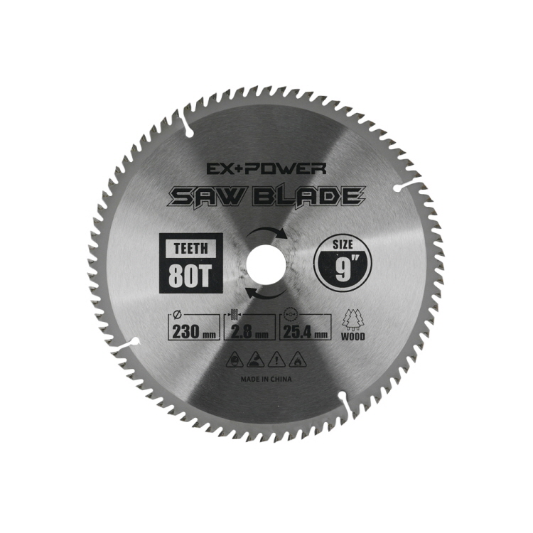 이엑스파워 팁소 원형톱날 목재용 230mm EXC-09080 - 상품 이미지
