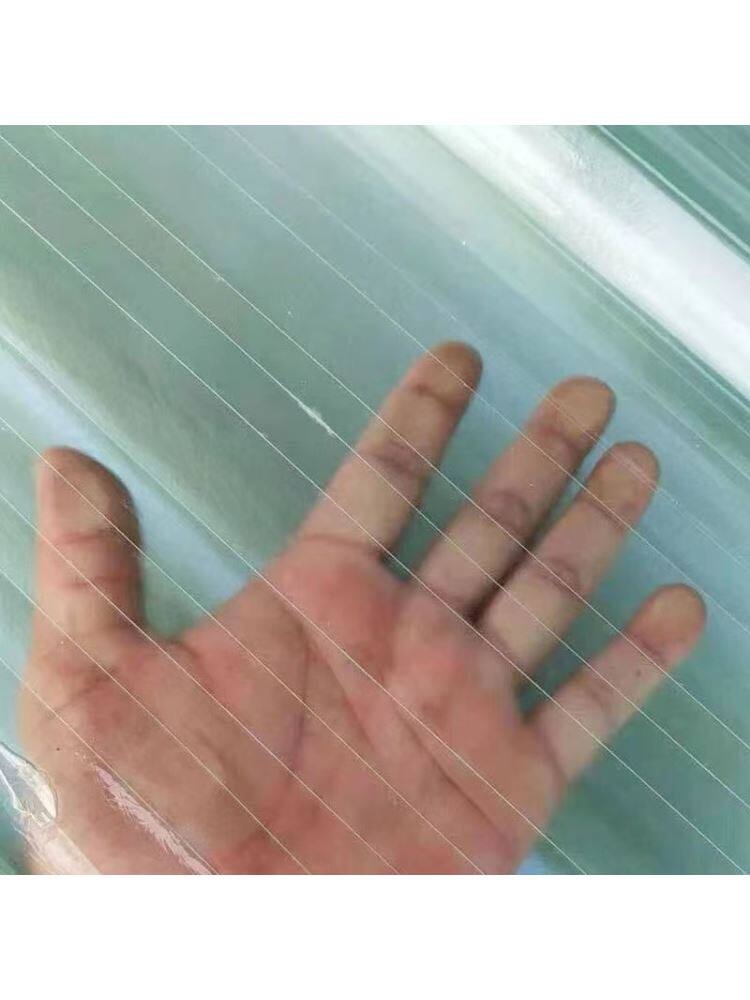 골판 투명 지붕 판넬 캐노피 폴리카보네이트 방수 차양 햇빛 차단 자재 캐노피 베란다 처마 농막 창고 두께 1.0mm 길이 1.0m (폭90cm) - 상세 이미지 4