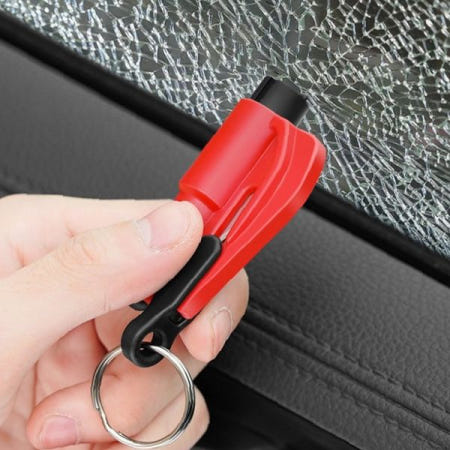 차량 비상 탈출 유리 파쇄 망치 초소형 윈도우브레이커 자동차 전기차 재난 안전