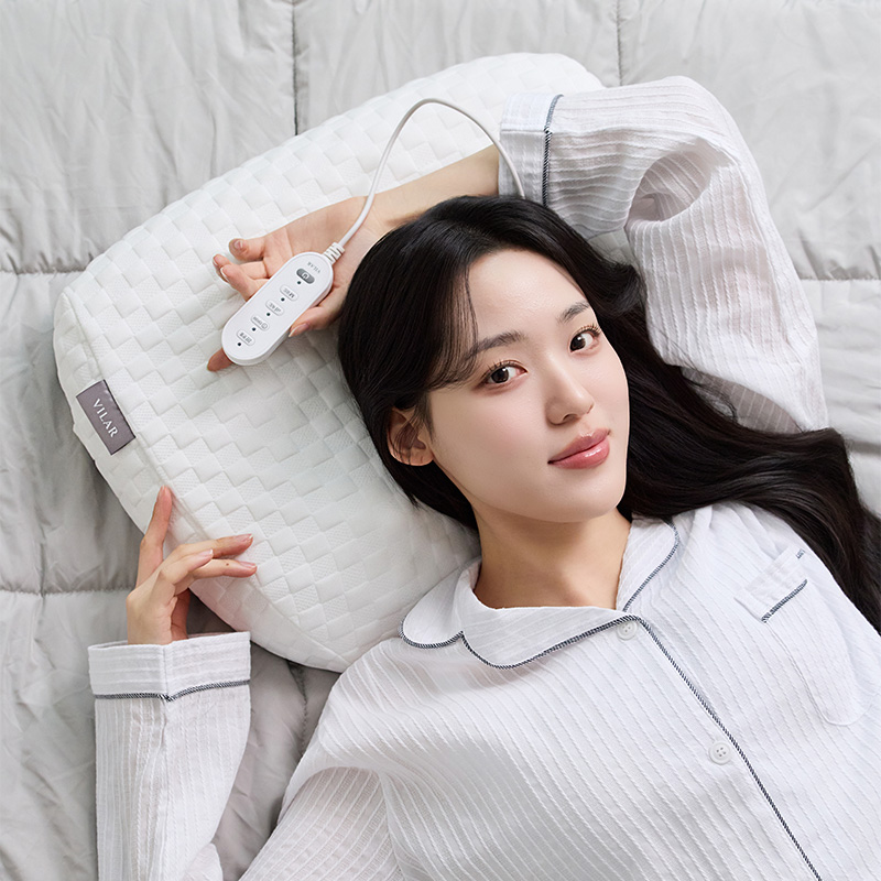 빌라르 딥필로 베개 마사지기 목 어깨 승모근 안마기 - 상세 이미지 4