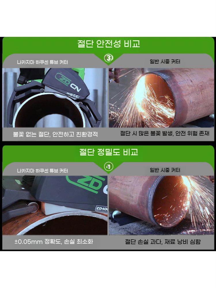 파이프 절단기 금속 커팅기 휴대용 배관 철 전동 커터기 컷팅기 - 상세 이미지 2