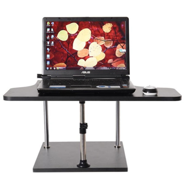 프리미엄 모니터 듀얼 받침대 스탠드 대형 데스크용 거치대 기본 2단 50cm 블랙 미니 2단 50cm 화이트 - 상품 이미지