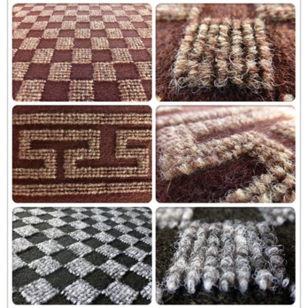 프리미엄 와인레드 현관 코일 매트 빨아쓰는 미끄럼방지 입구 카페트 깔판 TPE 7줄무늬 60cmx90cm 브라이트레드 하트 60cmx90cm - 상세 이미지 5