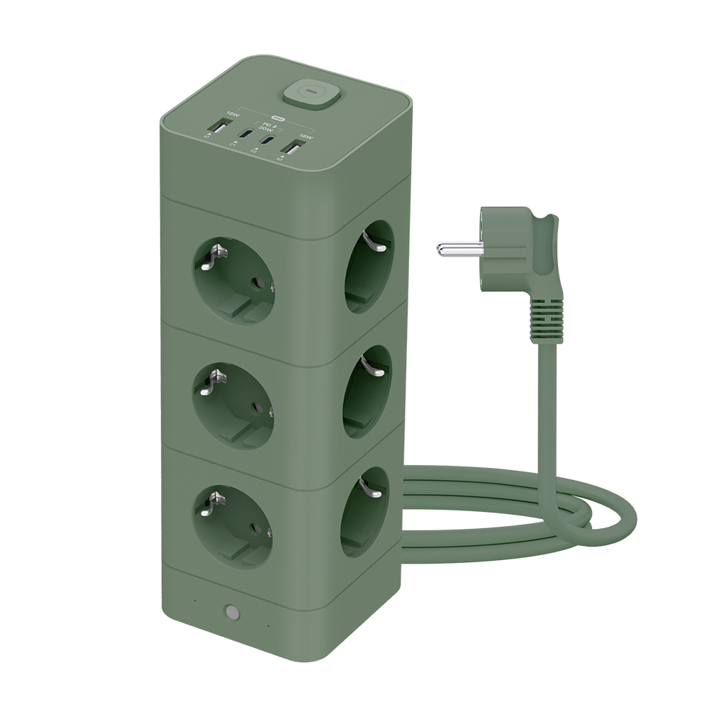 에코너 MT10 수직타워형 고용량멀티탭 USB C타입 고속충전기 콘센트 - 상세 이미지 3