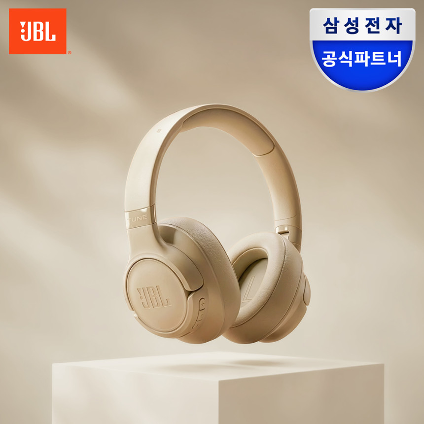 삼성공식파트너 JBL T730BT 블루투스 헤드셋 무선 헤드폰 베이지