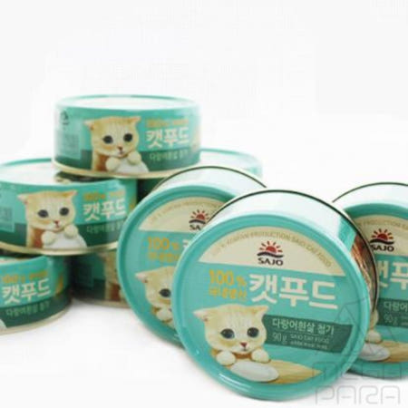 포다랑 사조 로하이 캣푸드 다랑어흰살90g 냥이캔사료 고양이습식캔