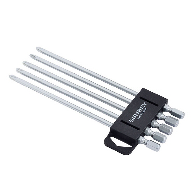 썬키 육각드라이버비트 세트 150mm 5pcs SDB-150 - 상품 이미지
