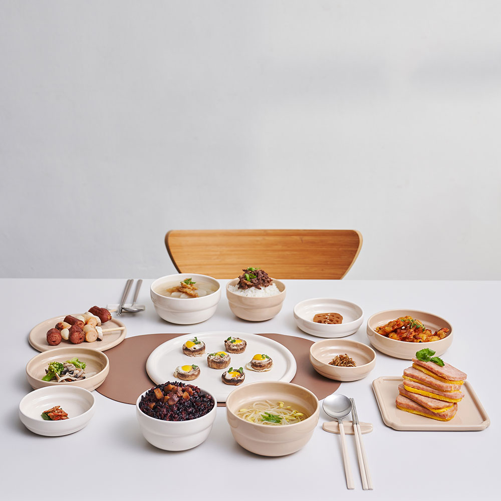 국산 2인 12P 도자기 그릇세트 한식기 식세기 전자레인지 오븐 자취 신혼부부 혼수 선물 - 상세 이미지 2