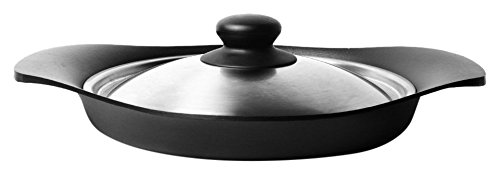 야나기소리 남부철기 그릴팬 22cm IH 대응 스테인리스 뚜껑 포함 웨이브형 그릴 자국 심플한 디자인과 높은 실용성 일본제