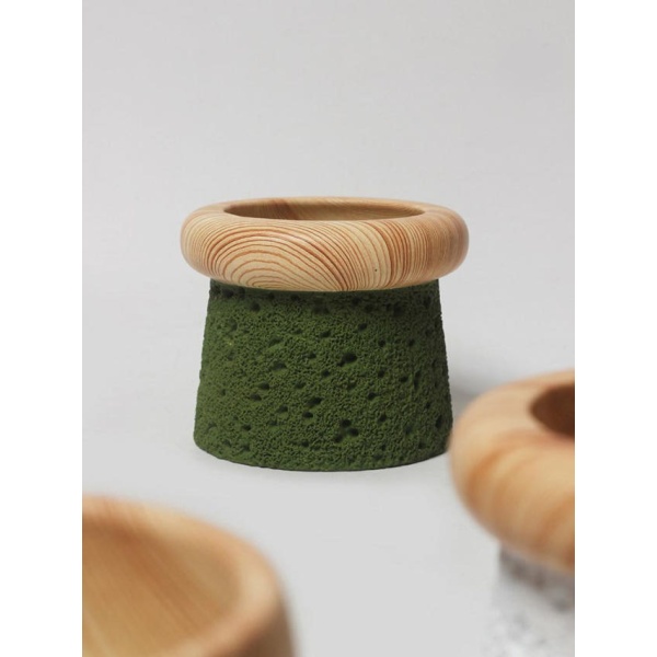 모던 인테리어 도자기 예쁜 미니 시멘트 다육이 거실 공기정화 식물 13.5 x 13.5cm 시멘트 내추럴 시멘트 13.5 x 13.5 x 13.5cm - 상세 이미지 4