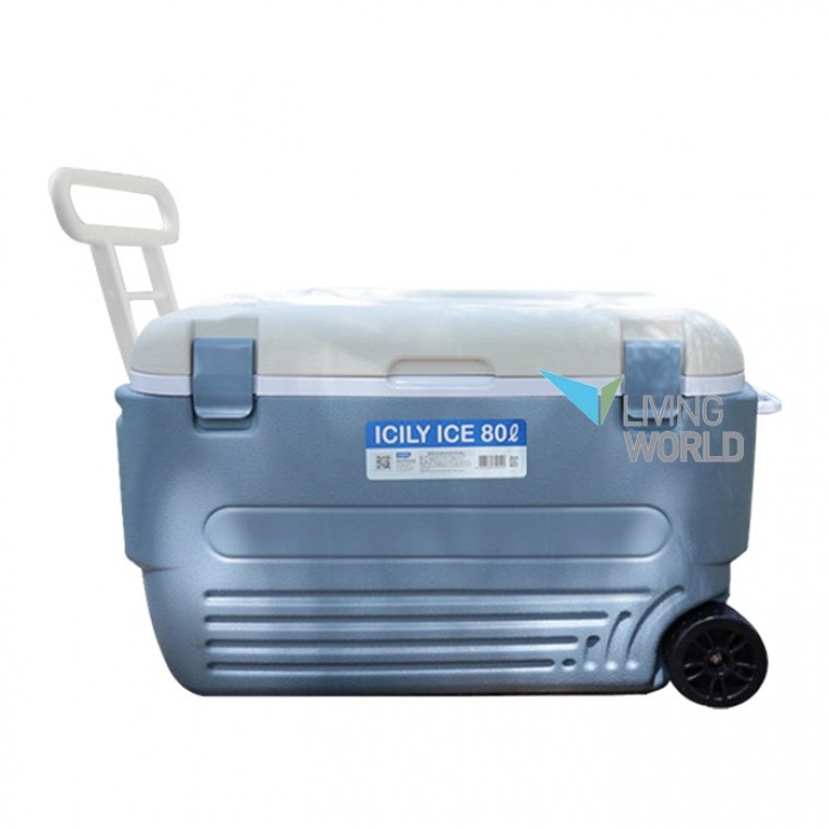 지니몰 리빙월드 캠핑 낚시용 바퀴형아이스박스 80L / 빅사이즈 대용량