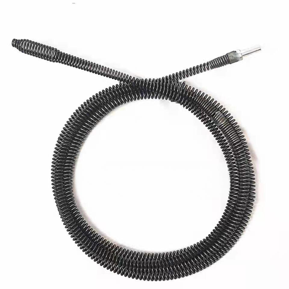 스프링 배수구 하수구 부품 케이블 와이어 청소기 이물질 10mm 1.5m 배수관 청소기 전동 - 상품 이미지