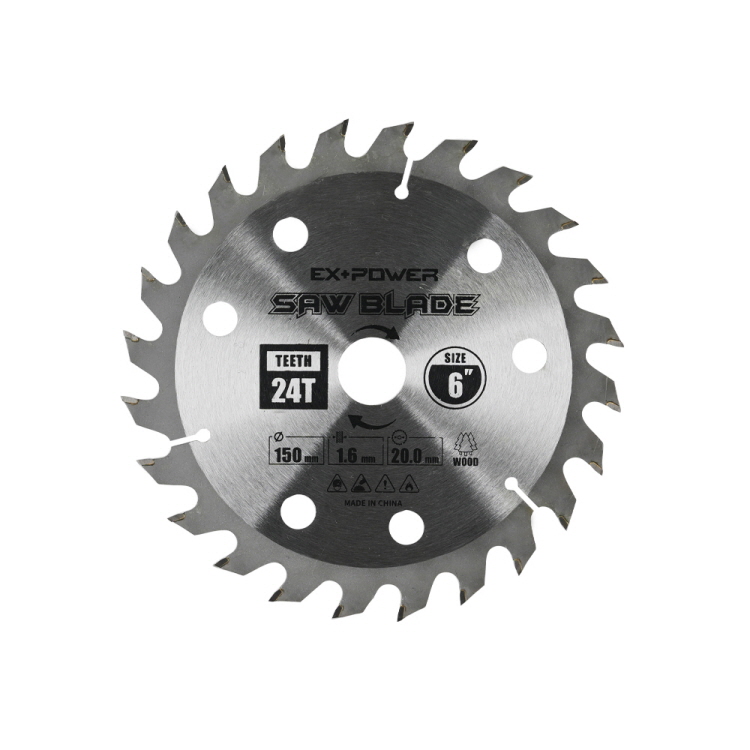 이엑스파워 팁소 원형톱날 목재용 150mm EXC-06024 - 상품 이미지
