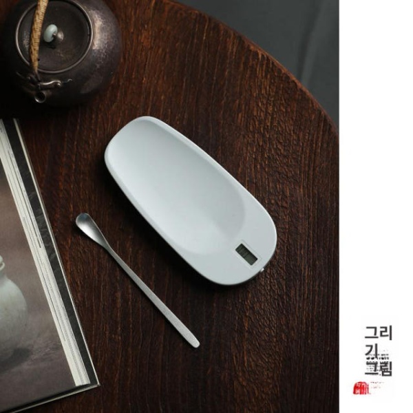 프리미엄 찻잎 정밀 전자 다도용 계량기 차무게 측정 카페용 젯블랙 젯블랙 - 상세 이미지 4