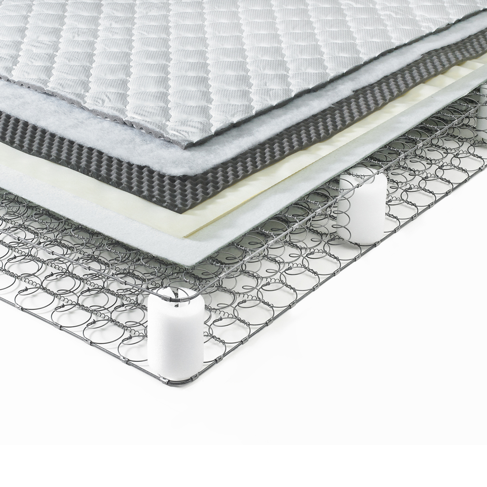 단단한 허리에좋은 매트리스 라텍스 침대 바닥 수면 1인용 본넬 스프링 멀티 싱글