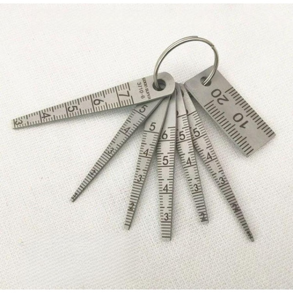 정밀 다용도 갭 측정 게이지 스테인레스 용접 단차 1.5-5mm 1.5-5mm - 상품 이미지