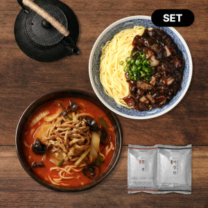 흑백요리사 철가방요리사 도량 임태훈 셰프 짜장면, 짬뽕 밀키트 세트 맛있게 먹은 솔직 후기 - 상품 이미지 1
