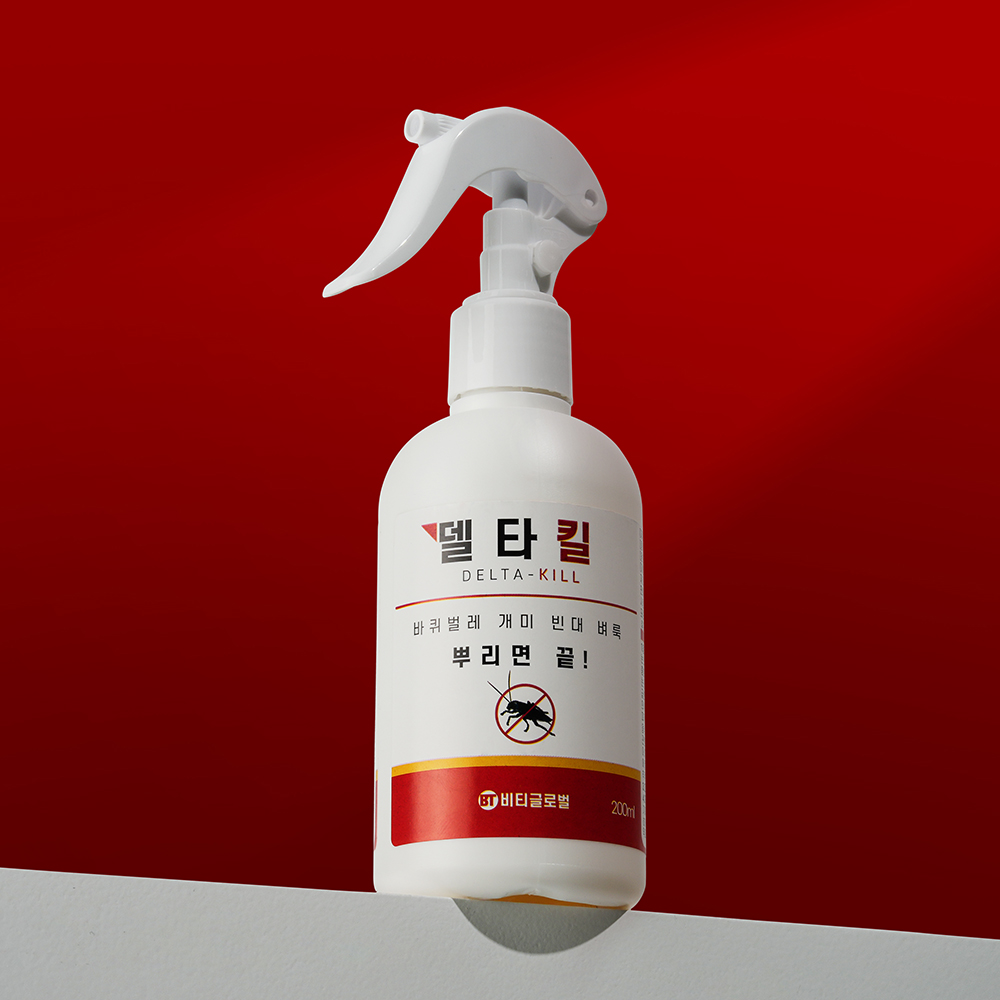 델타킬 200ml 벌레 퇴치제 빈대 러브버그 베드버그 퇴치 약 바퀴벌레 지네 개미 좀벌레 진드기 초파리 살충제 벼룩 나방파리 모기퇴치제 트랩 권연벌레 먼지다듬이 모기약 퇴치법