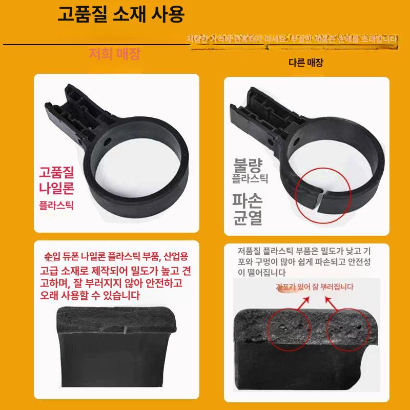 안테나 사다리 AH형 갈고리 지지대 일자 초두꺼운 8.0m + 긴 조절 높이 텔레스코픽 사다리 - 상세 이미지 4