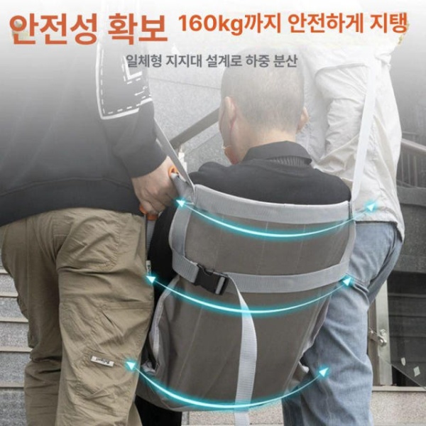 안전 노인 이동보조기 보행벨트 환자 핸들 시프트 그레이 이동 보조 그레이 - 상세 이미지 4