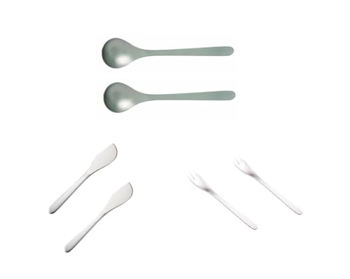 야나기소리 일본제 커틀러리 3종 세트 티스푼 버터 나이프 케이크 포크 스테인리스