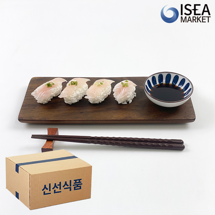 냉동 초밥용 팡가시우스 3kg(120gx25팩) 초밥재료 스시 네타 박스 - 상세 이미지 4