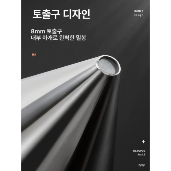 전문가용 반죽 디스펜서 타코야키용 케이크용 두꺼워진 깔때기 지지대 8mm + A 깔때기 플라스틱 마개 + 스프링 17mm - 상세 이미지 4
