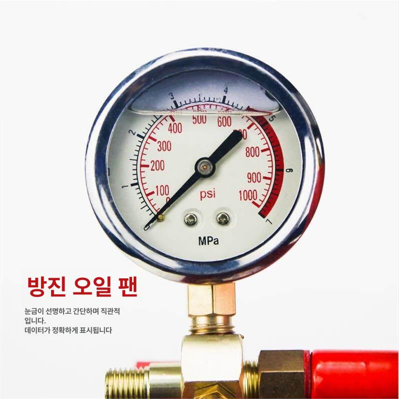 수압기 70kg 수동 압력 시압펌프 수압계 테스트 펌프렌치 기준 검사기 압력계 누수 배관 - 상세 이미지 4