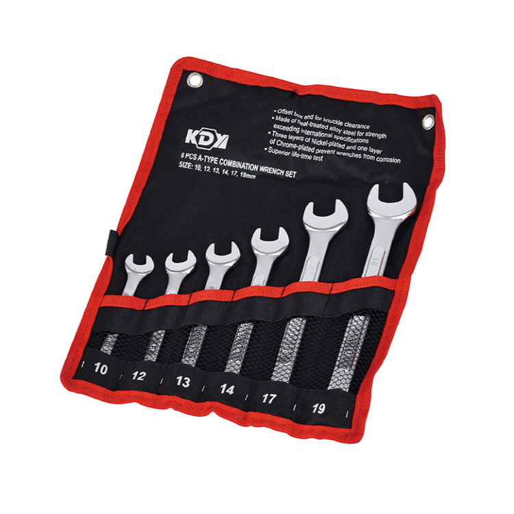 케이디와이 A타입조합렌치 세트 6pcs KCW-6S - 상품 이미지