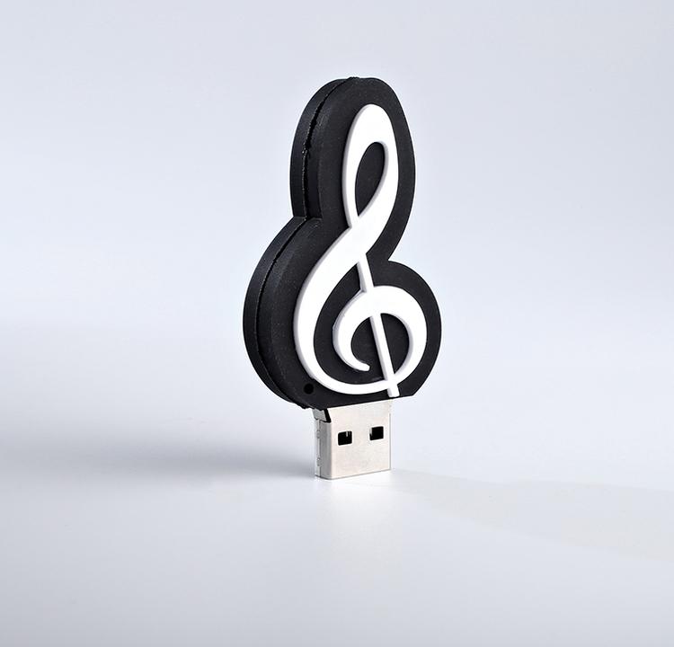 귀여운 USB 모양 음악 노트북 미니 차량용 악기 뮤직 노트 8 - 상세 이미지 4