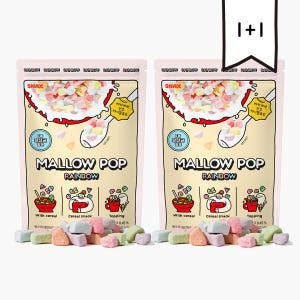 멜로팝 레인보우 건조 마시멜로 110g 1+1 맛있게 먹은 솔직 후기 - 상품 이미지 1