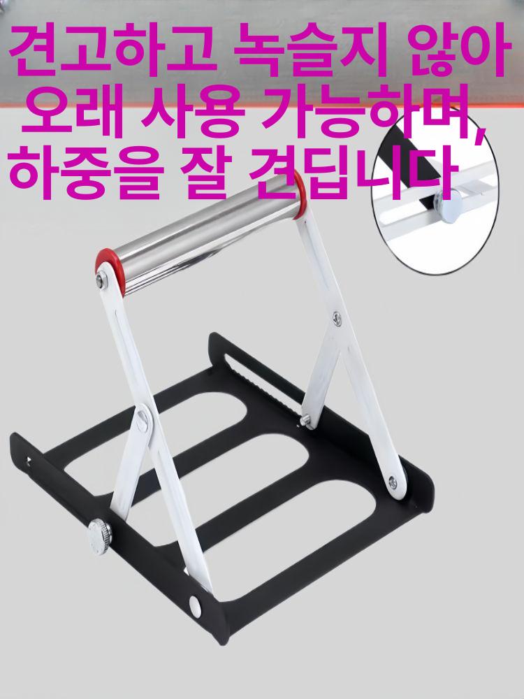 고속 절단기 보조 지지대 롤러 스탠드 작업대 목공 자재 받침대 높이조절 각도 서포트 - 상세 이미지 3