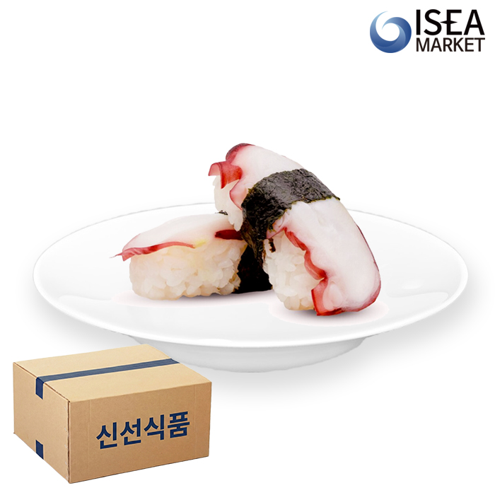 초밥용 문어 2.5kg(100gx25팩) 문어슬라이스 초문어 초밥재료 박스 - 상품 이미지