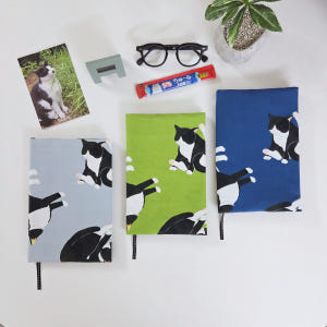 턱시도 고양이 캔버스 북커버 (크기조절가능) 실사용 후기 | 효과 있을까? - 상품 이미지 1