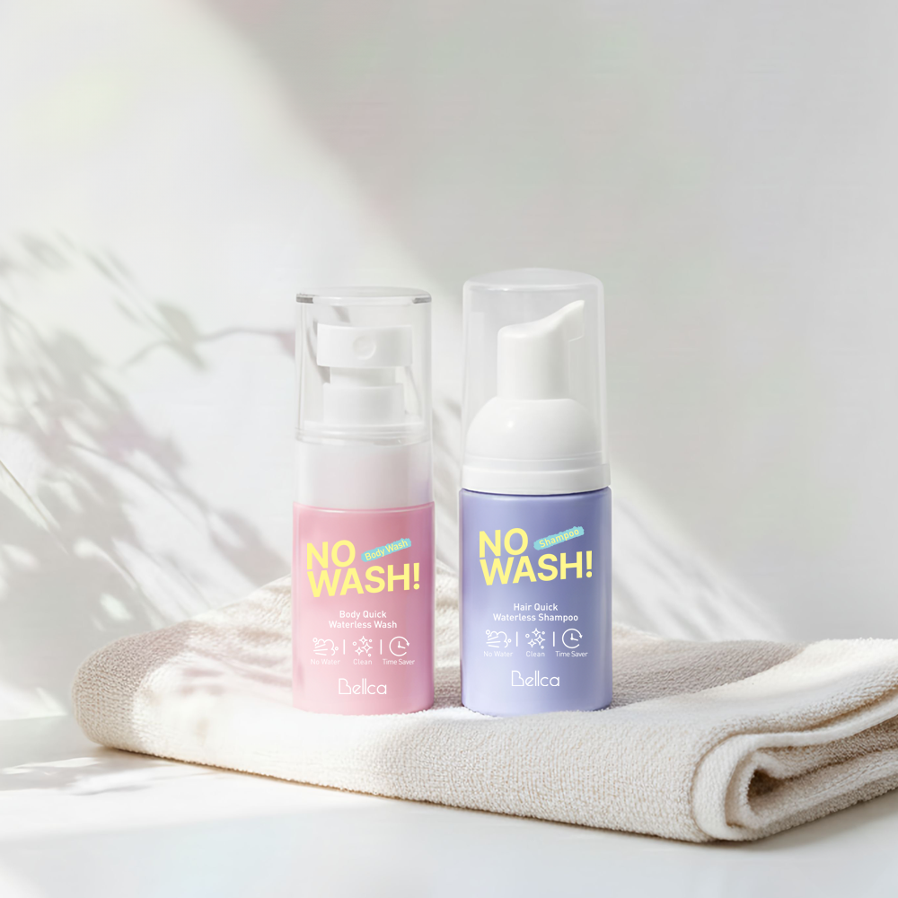 벨카 퀵 워터리스 비건 임산부 약국 샴푸 바디워시 세트 30ml - 상세 이미지 3