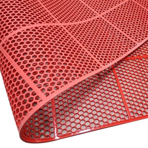 프리미엄 욕실 샤워실 벌집 디자인 미끄럼방지 매트 세탁실 물빠짐 그레이 90cm x 60cm 그레이 90cm x 60cm - 상세 이미지 5