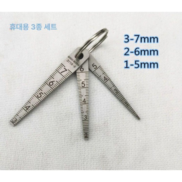 정밀 다용도 갭 측정 게이지 스테인레스 용접 단차 1.5-5mm 1.5-5mm - 상세 이미지 2