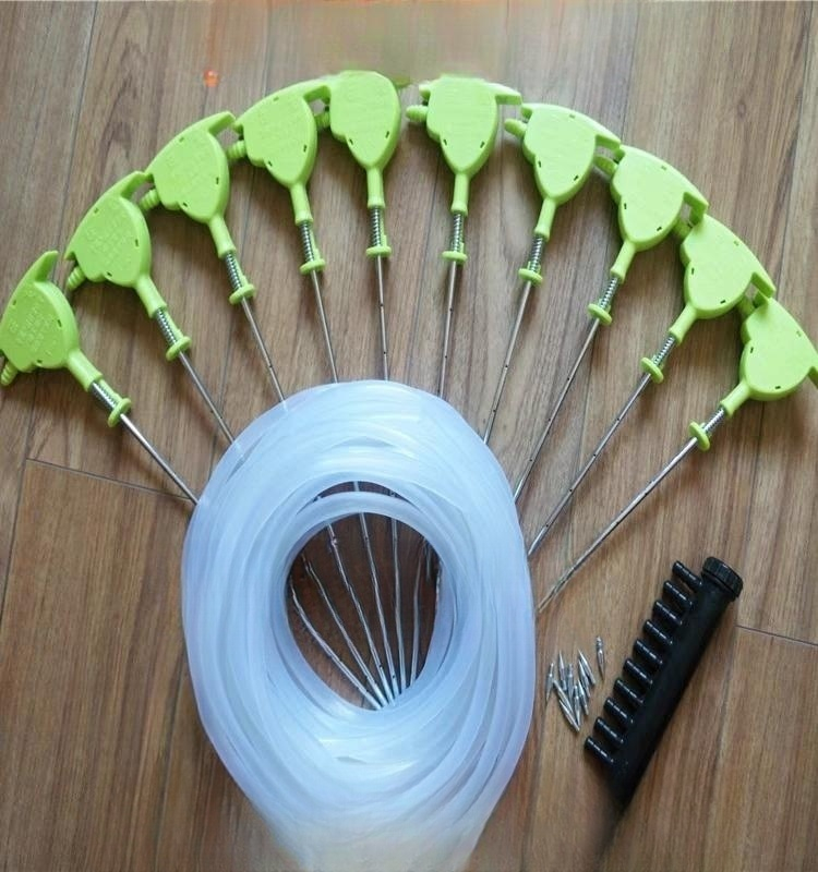 버섯 배지 주수기 느타리 키우기 표고 바늘 침봉기 키트 25cm 5개 바늘 5개 - 상품 이미지