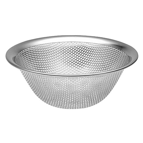 야나기소리 스트레이너 츠바메산조 스테인리스 채반 16cm 일체형 판을 펀칭 18-8 스테인리스