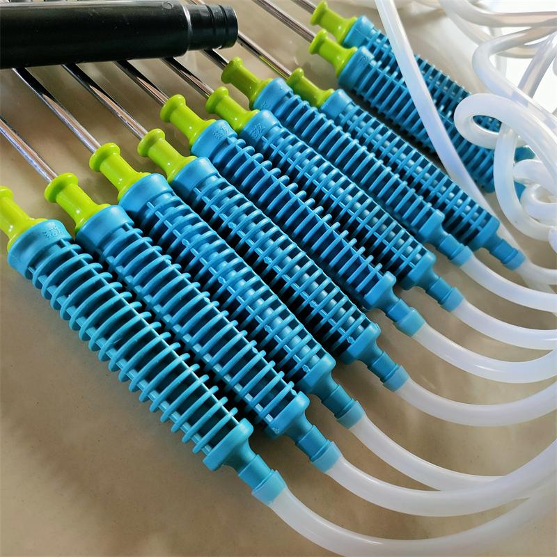 버섯 침봉기 바늘 주수기 표고버섯 키우기 무농약 주입 배지침 20개 직선형 30cm 5개 세트 호스 포함 - 상품 이미지