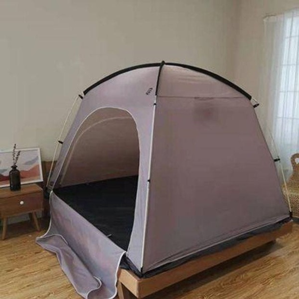 초강력 방풍 난방텐트 실내용 커튼 접이식 기숙사 화이트 모기장 2m x 1.2m 1.2m침대 화이트 모기장 2m x 1.2m 1.2m - 상세 이미지 4