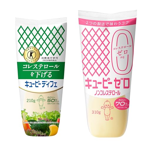 큐피 건강 지향 마요네즈 2종 세트 (디페 제로 논 콜레스테롤) 건강검진