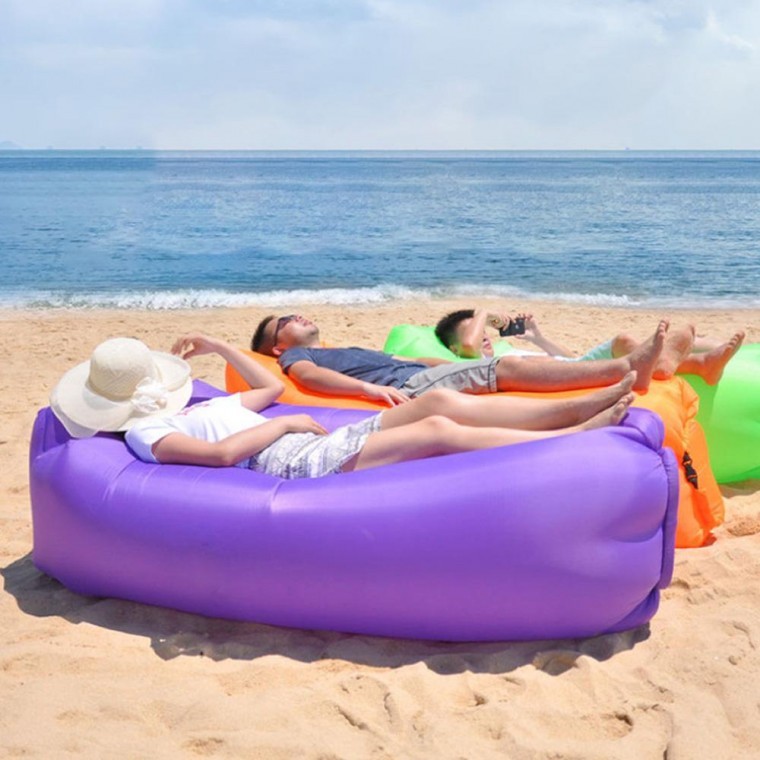 지니몰 휴대용 에어베드 캠핑 야외 침대 매트 캠핑용 에어쇼파 1인용 소파