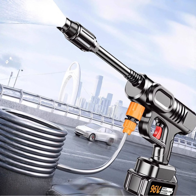 무선 고압 세척기 충전식 휴대용 가정용 세차건 강력 분사기 청소 물총 - 상품 이미지