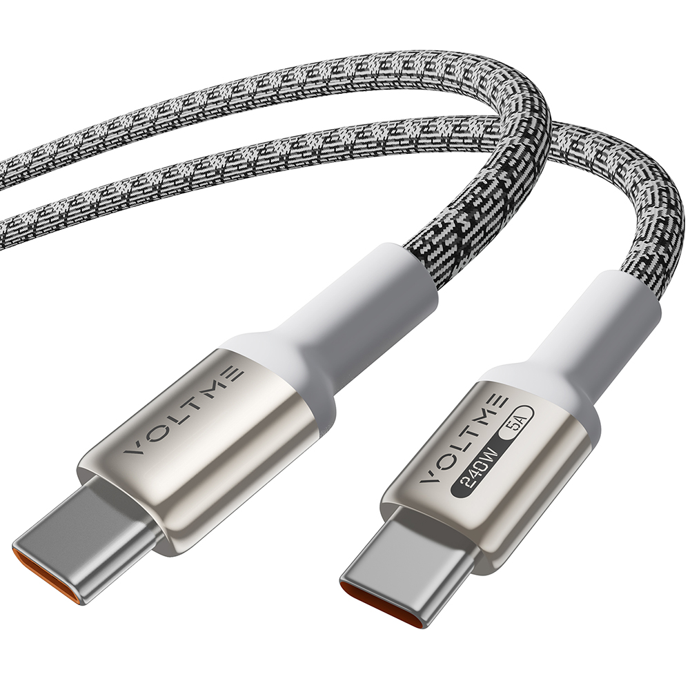 볼트미 Pixel 240W PD3.1 C to C타입 초고속 충전케이블 그레이, 1개, 2m - 상세 이미지 2