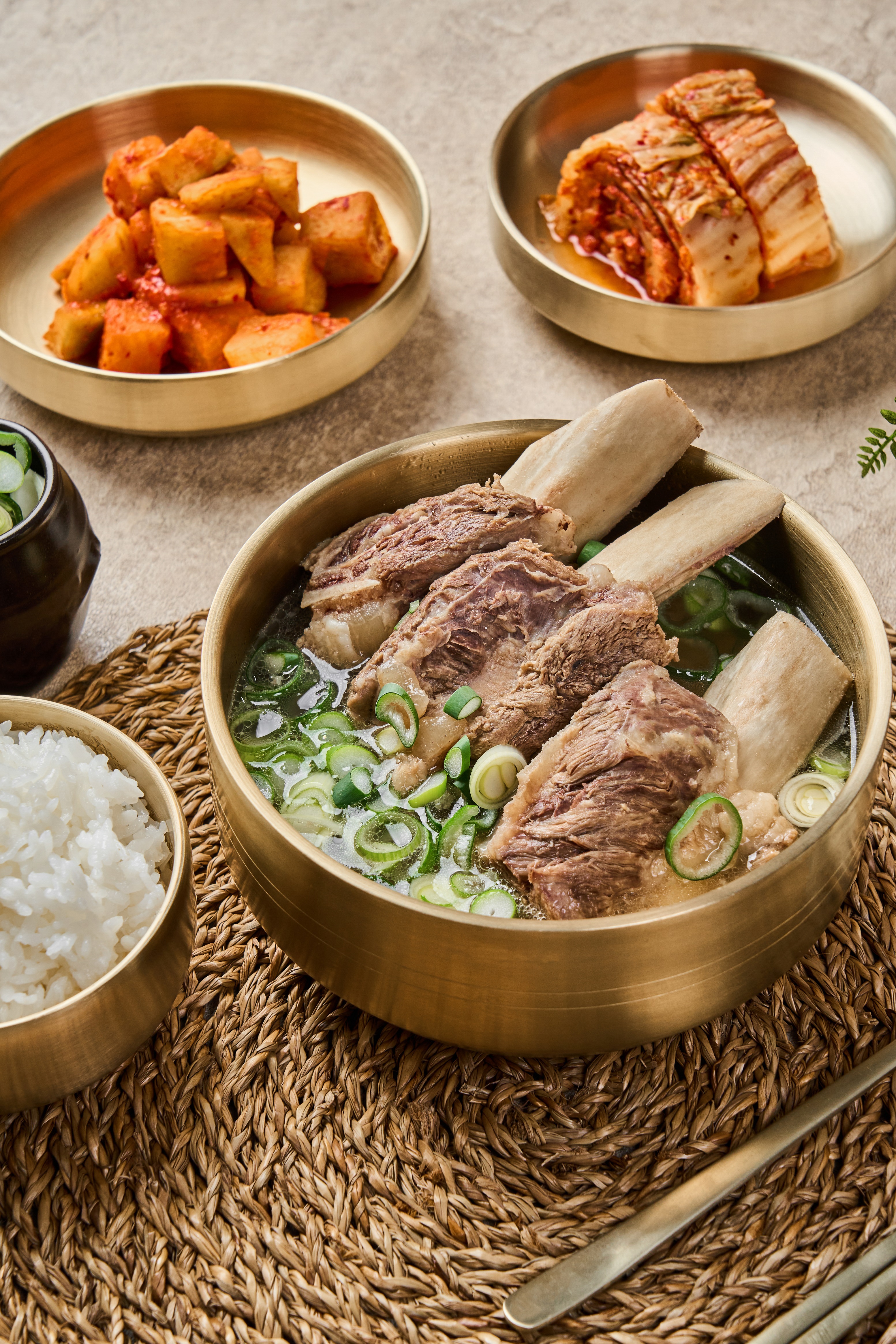 [런칭이벤트] 갈비3대 왕갈비탕 소 갈비탕 1kg 간편식 밀키트 가온키친 5개 이미지 6