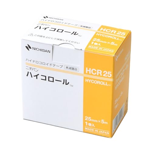 니치반 하이코롤 25mmX5m HCR25 하이드로콜로이드 마찰 및 쏠림 경감